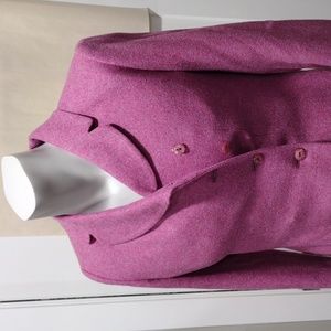 Kasper womens dusty pink/purple wool blend blazer. Petite 4
